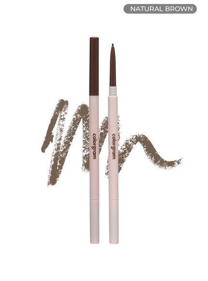 micro-slim-brow-pencil-0-02g / 02 Natural Brown