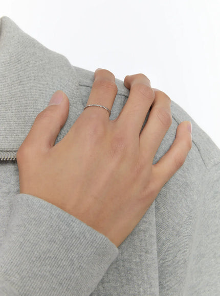 mens-twisted-ring-is529 / Silver