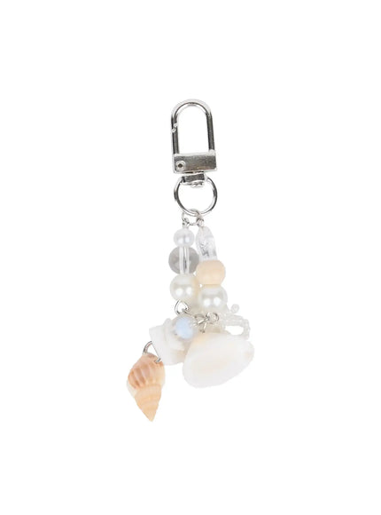 mini-shell-keychain-is516 / White
