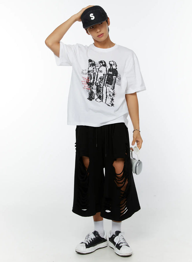 mens-graphic-short-sleeve-tee-iy514 / White
