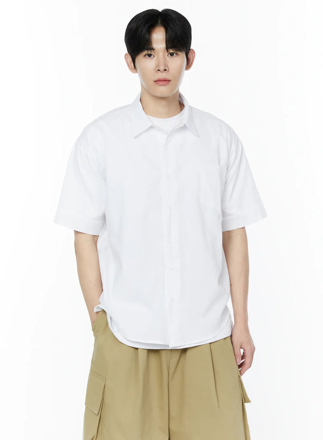 classic-button-up-shirt-ia530 / White