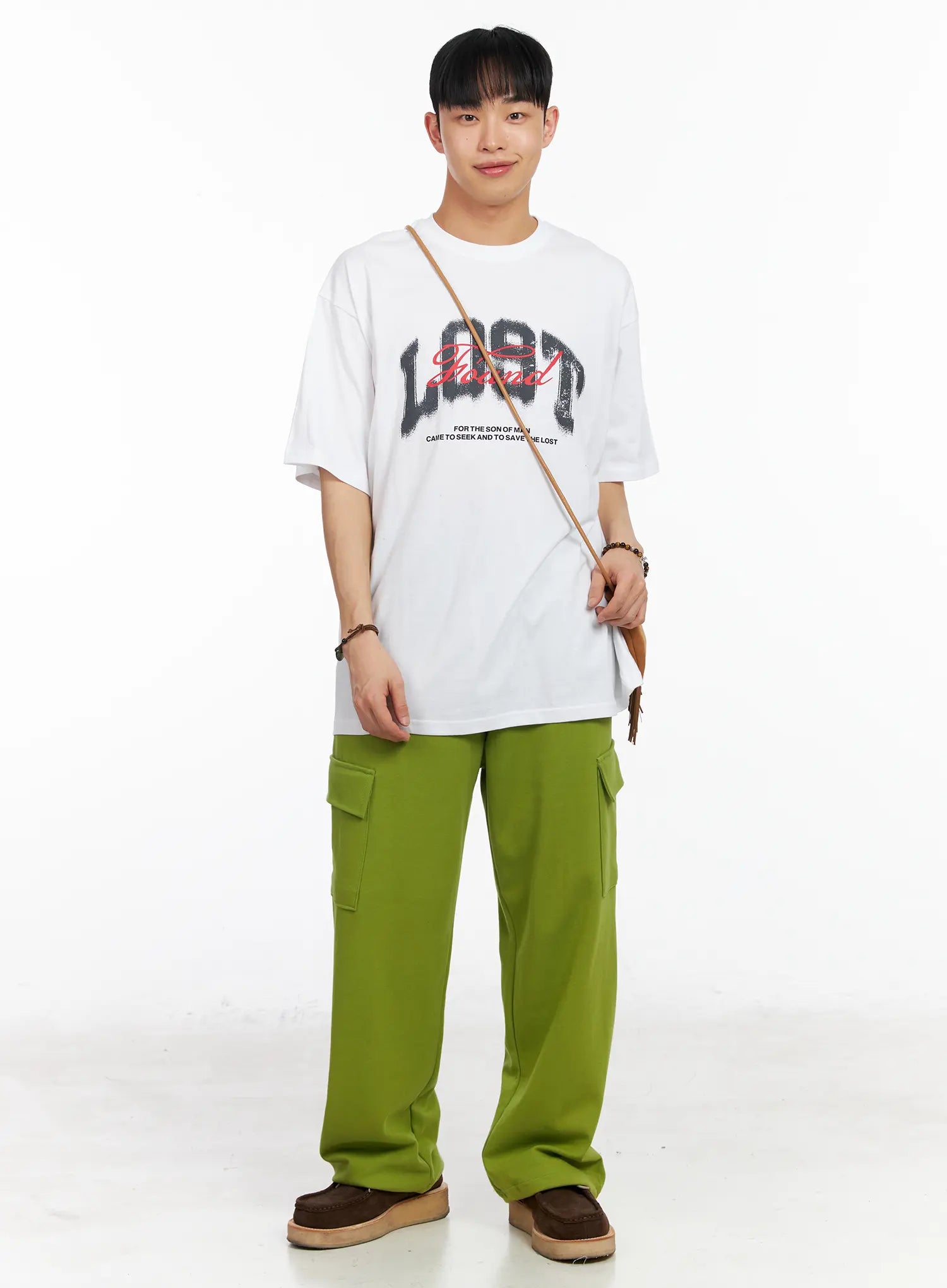 mens-casual-crewneck-graphic-tee-ia501 / White