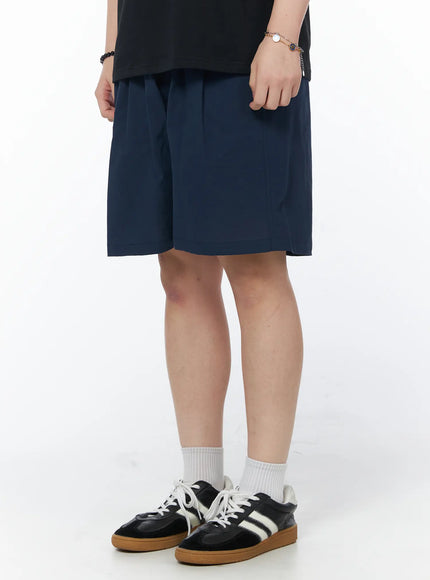 mens-casual-pintuck-shorts-dark-blue-iy522
