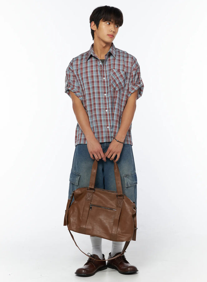mens-checkered-plaid-shirt-iu503
