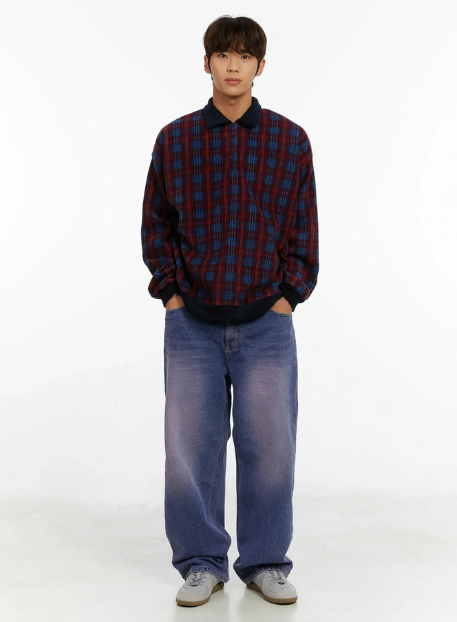 mens-checkered-collar-sweatshirt-id523