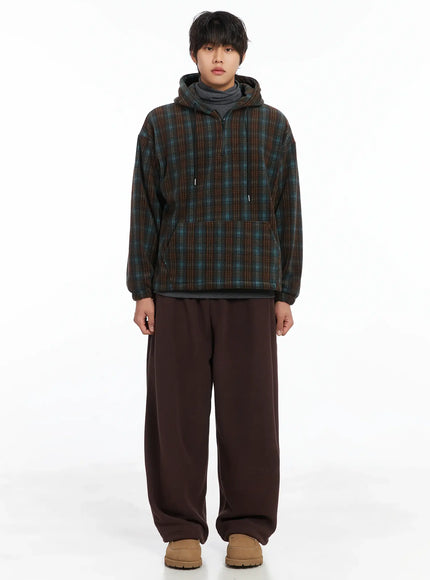 mens-checkered-fleece-hoodie-ij512
