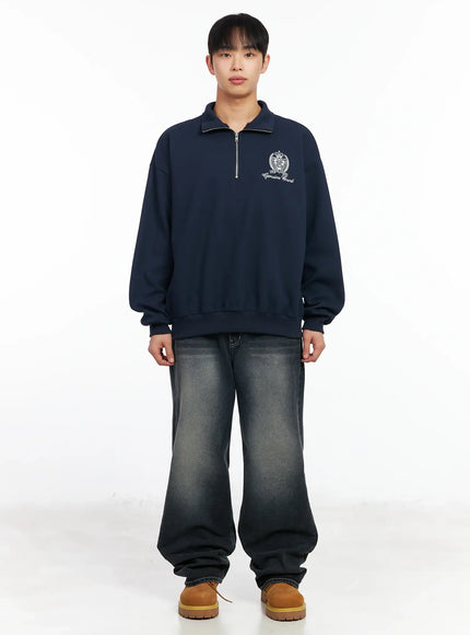 mens-embroidered-half-zip-sweatshirt-im511
