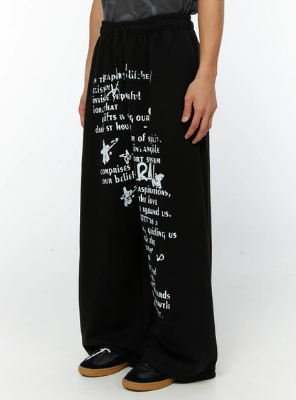 mens-graphic-wide-leg-sweatpants-black-iy513