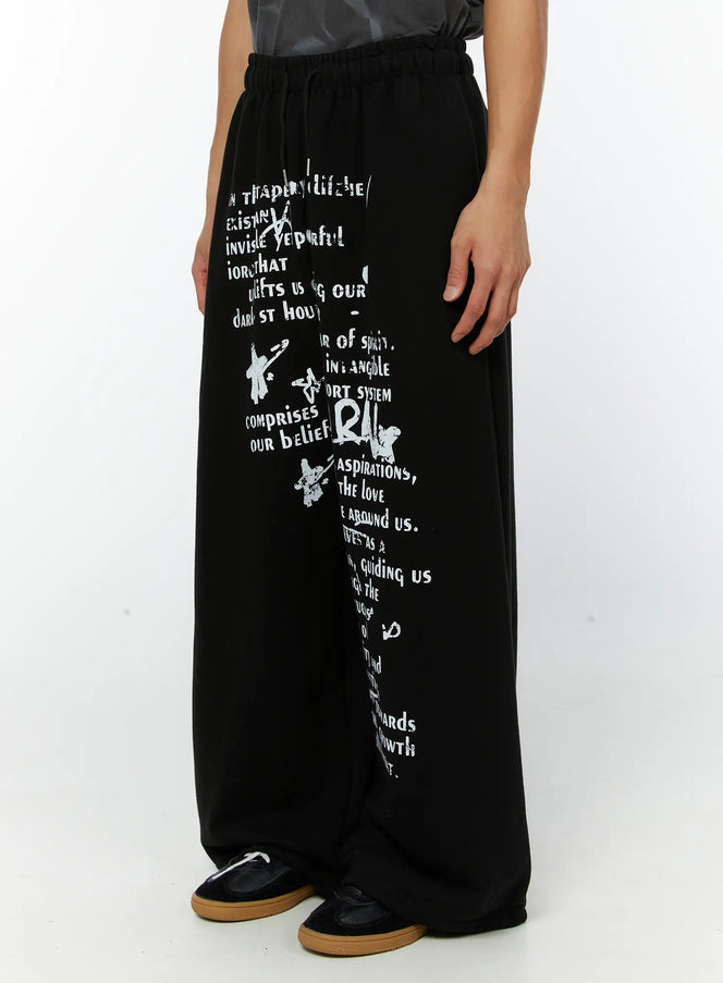 mens-graphic-wide-leg-sweatpants-black-iy513