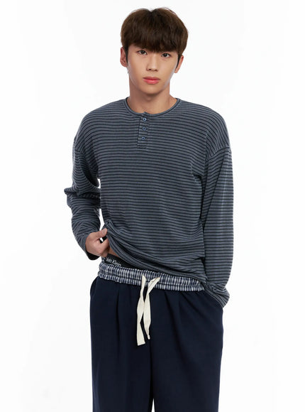 mens-plaid-waistband-sweatpants-io502