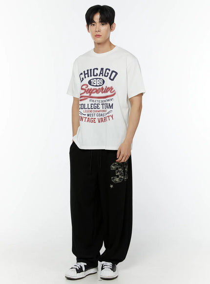 mens-camouflage-graphic-sweatpants-black-iu508