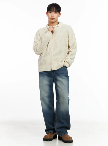 mens-waffle-knit-zip-up-cardigan-im511