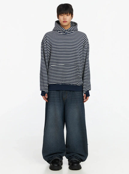 mens-striped-button-neck-hoodie-if503