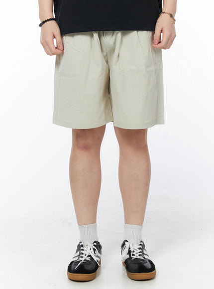 mens-casual-pintuck-shorts-light-beige-iy522