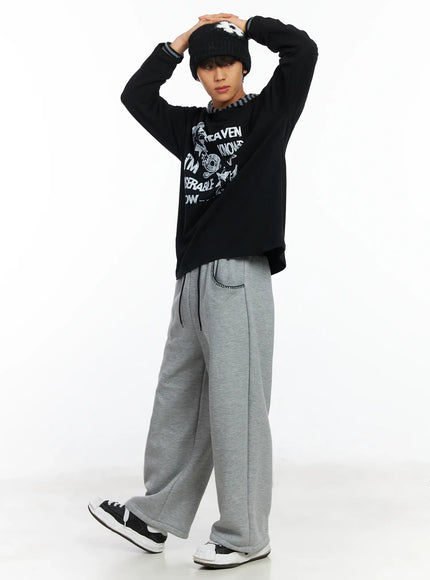 mens-fleece-drawstring-sweatpants-if506