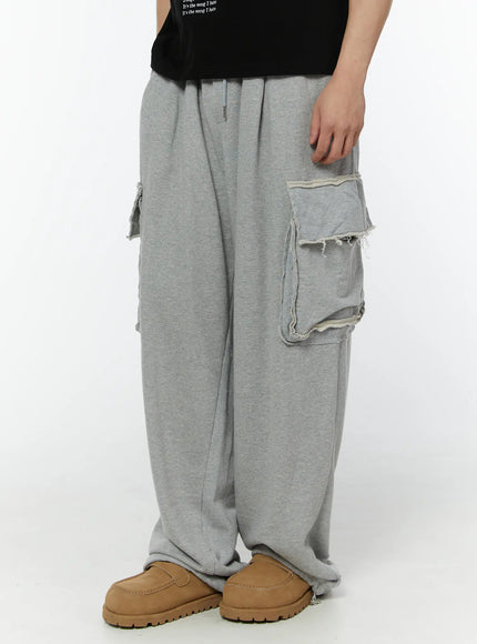 mens-string-baggy-sweatpants-gray-iu508