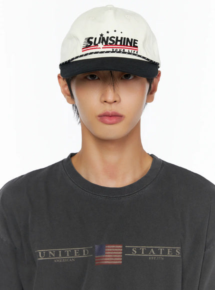 Two-Tone Graphic Cap IL520