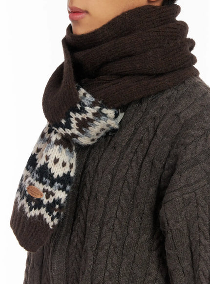 nordic-pattern-knit-scarf-id511