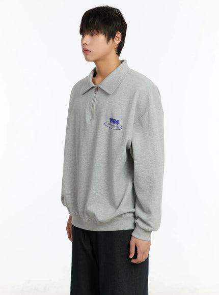 mens-1984-half-zip-up-collar-sweatshirt-im502