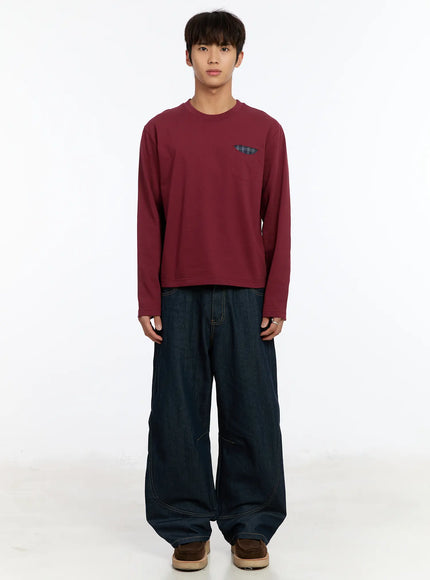 mens-long-sleeve-tee-with-plaid-pocket-im530
