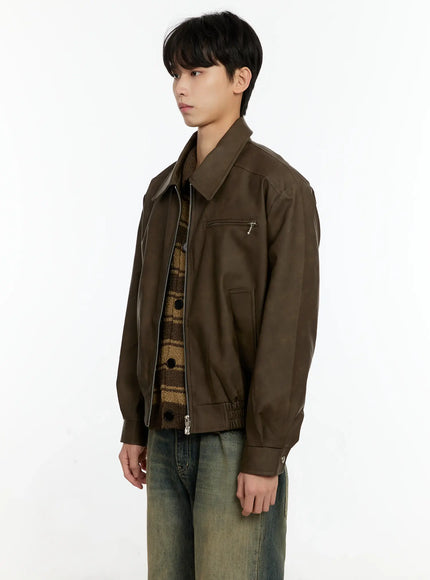 mens-textured-faux-leather-jacket-in503