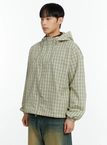 mens-plaid-windbreaker-jacket-if510