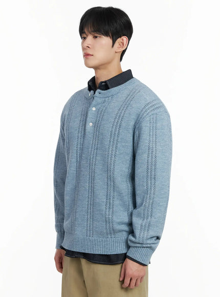 mens-pointelle-henley-knit-sweater-if517