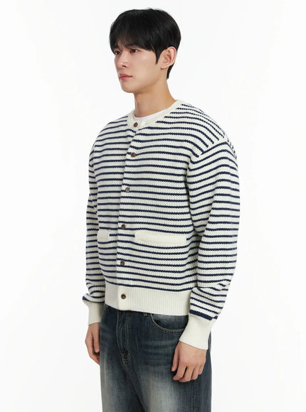 mens-striped-waffle-knit-cardigan-if517
