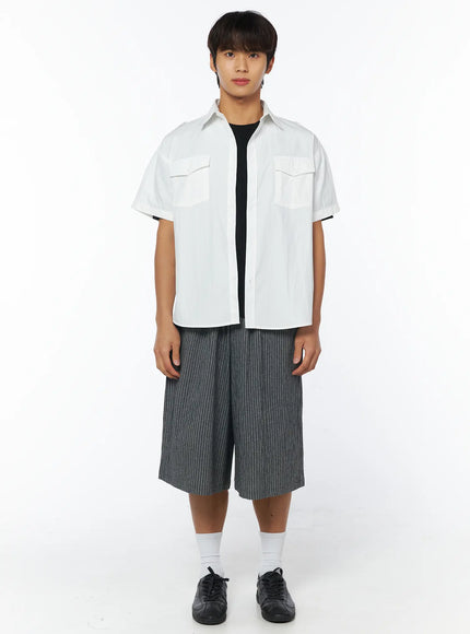 mens-gray-linen-bermuda-shorts-iu503