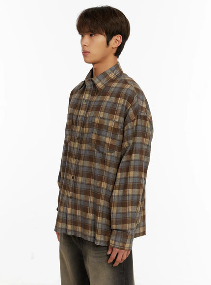 mens-casual-checkered-shirt-id523