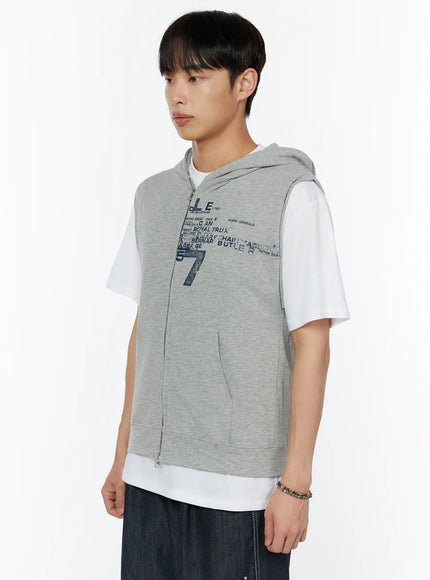 mens-hooded-zip-up-sleeveless-vest-iu516
