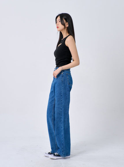 Mid-Wash Jeans BA326