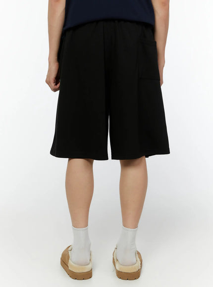 mens-basic-elastic-waist-sweat-shorts-iu515