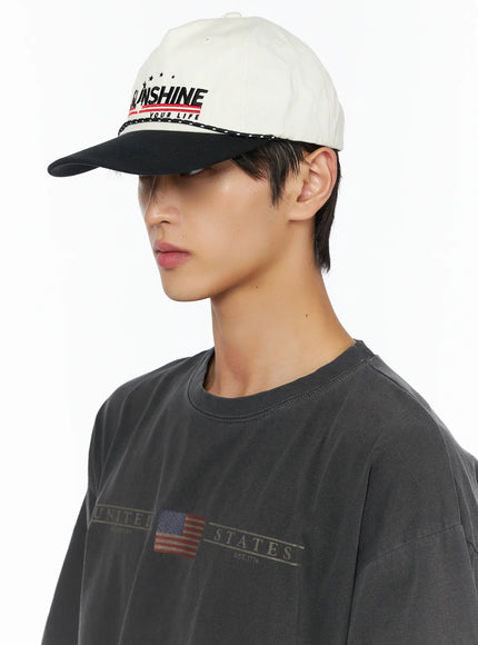 Two-Tone Graphic Cap IL520
