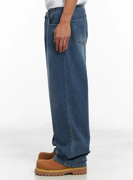 mens-semi-wide-fleece-jeans-id511