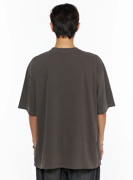 Men's Oversized Flag Graphic T-Shirt IL520