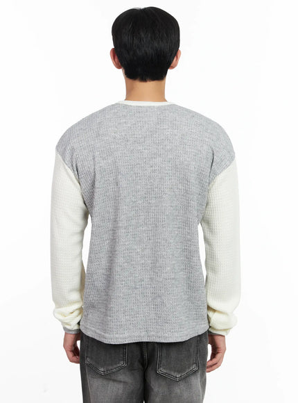 mens-two-toned-wool-knit-long-sleeve-top-ij521