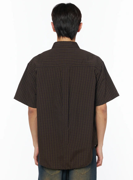 mens-chocolate-plaid-button-up-shirt-iu510