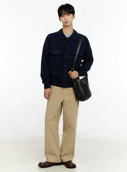 stitch-detail-crossbody-bag-in503 / Black