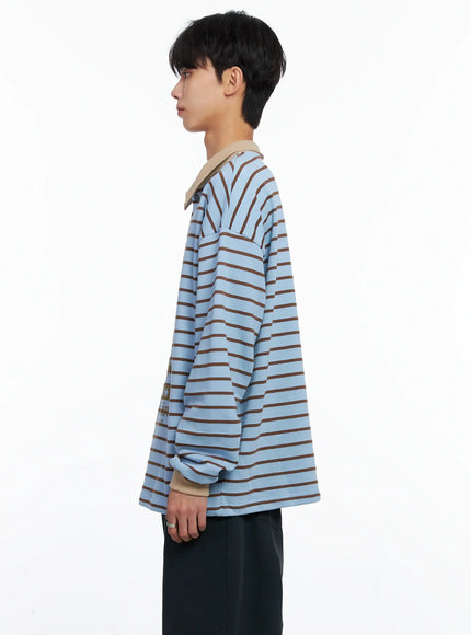mens-striped-polo-long-sleeve-top-is519
