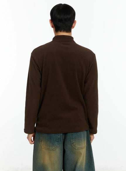 mens-warm-fleece-mock-neck-pullover-if510