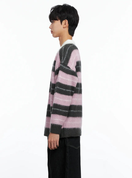 mens-striped-knit-sweater-light-pink-is519