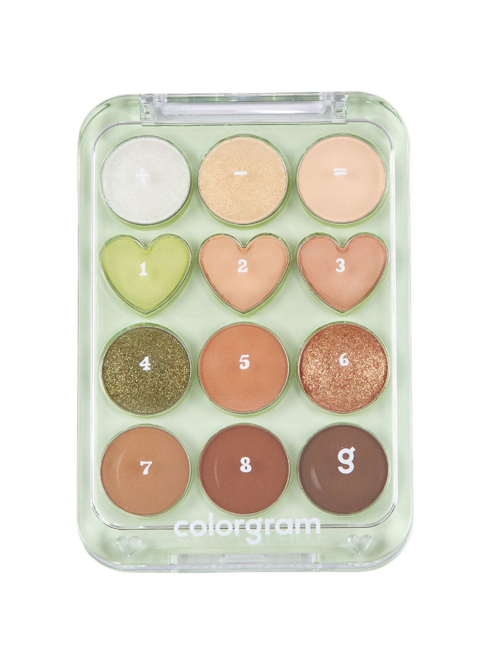 pin-point-eyeshadow-palette-9-9g / 06 Buttercup+Brown=??