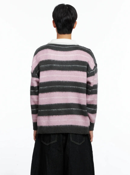 mens-striped-knit-sweater-light-pink-is519