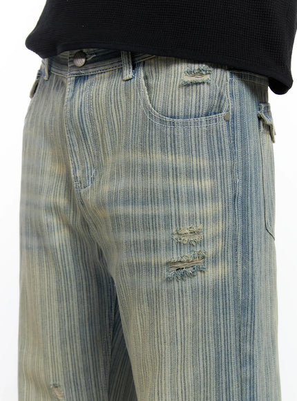 men-s-striped-brushed-washed-jeans-if504