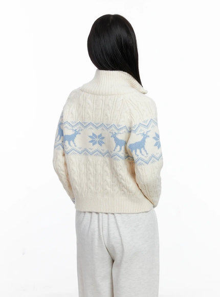 cable-knit-funnel-neck-zip-up-sweater-cs523