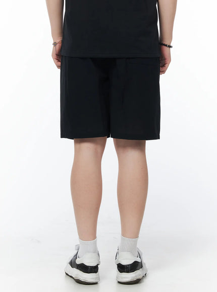 mens-casual-pintuck-shorts-black-iy522