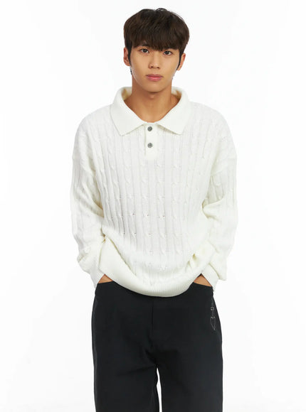 mens-cable-knit-collar-sweater-ij514