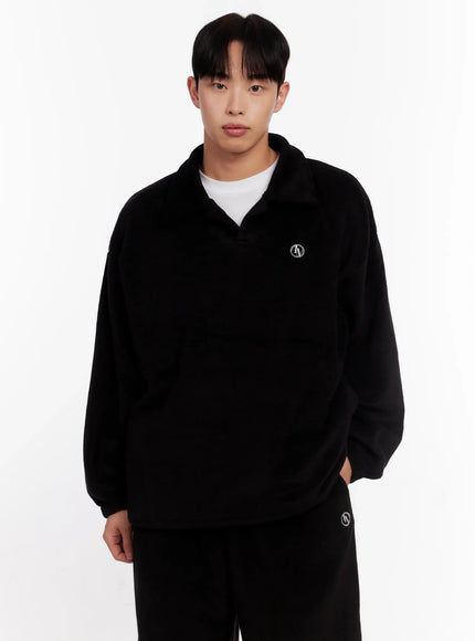 mens-fleece-collar-top-io528