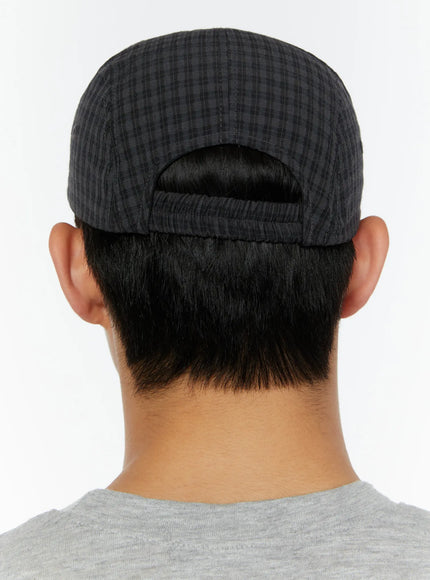 embroidered-plaid-hat-iu518